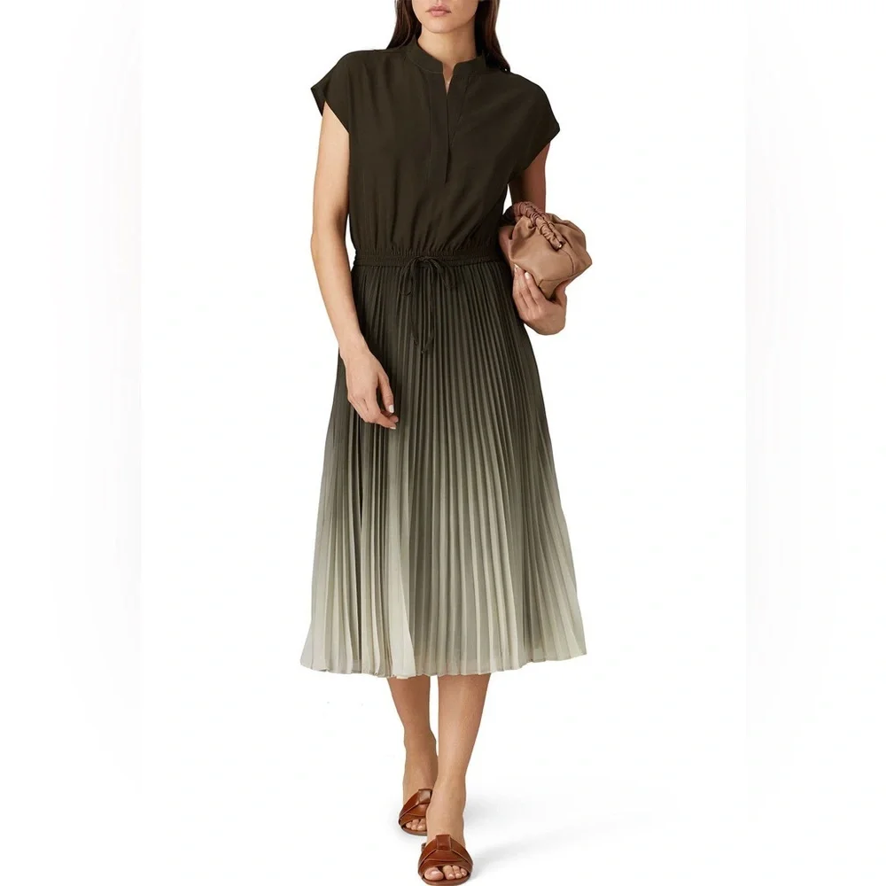 Club Monaco olive ombré dress in EUC.